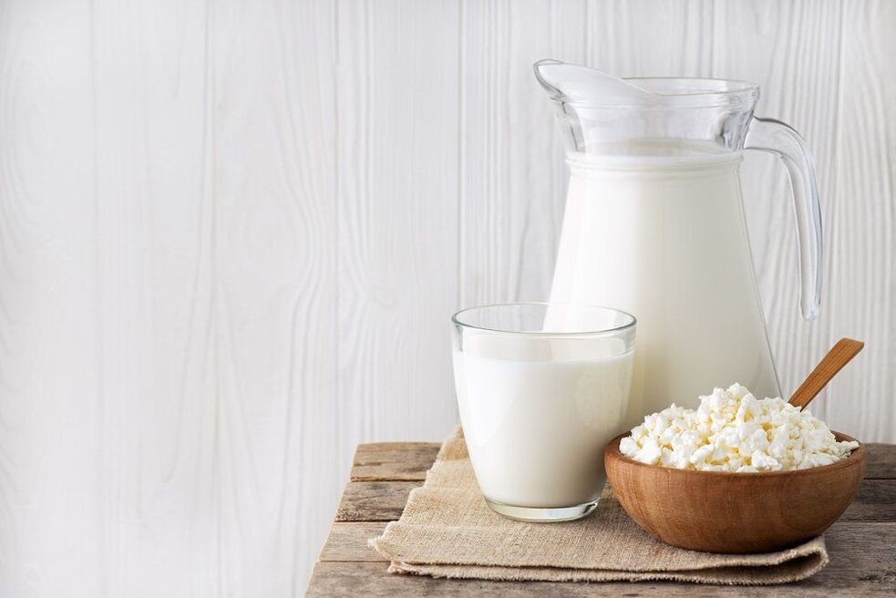 mlečni izdelki na beljakovinski dieti