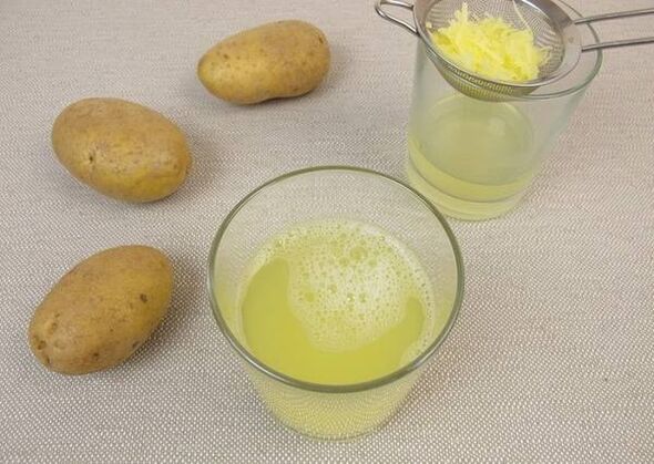 Krompirjev sok na prazen želodec za visoko kislost želodca